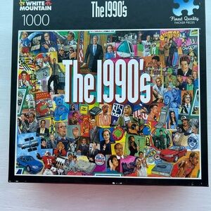 White Mountain 1990's Nostalgia Puzzle - Multicolor